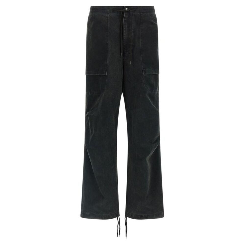 Entire Studios Black Cotton Cargo Men's Pants
